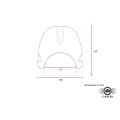 C-Racer Universal Cafe Racer Mask No3 - MCR3 C-Racer Universal Cafe Racer Mask No3 - MCR3